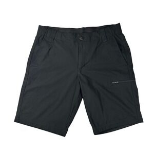 ZeroXposur Mens Performance Cargo Shorts Black Size 30 Hiking Travel
